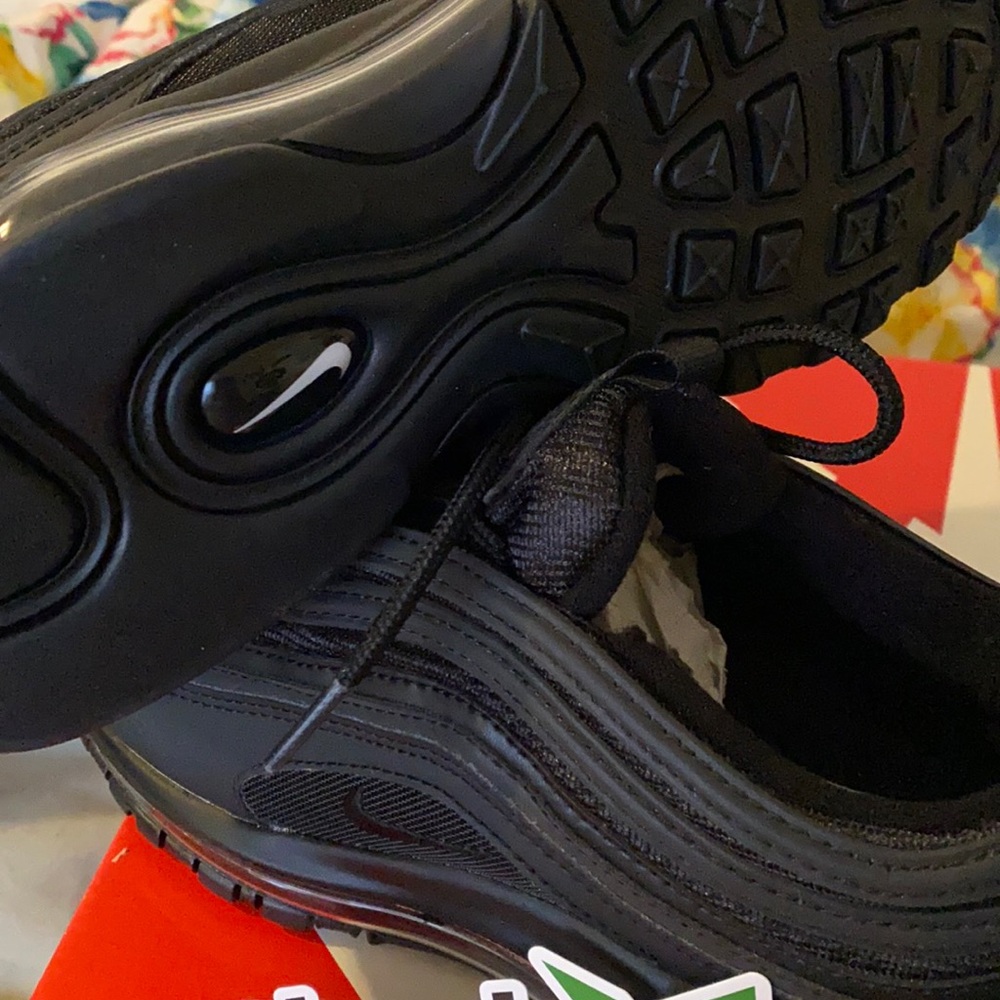Nike air max 97 black/black white men 81/2